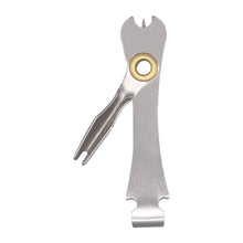 Load image into Gallery viewer, Multi-Functional Stainless Steel Fly Fishing Tool Fishing Leader Scissor Hook Tyier Knot Remover Outdoor Fishing Accessory