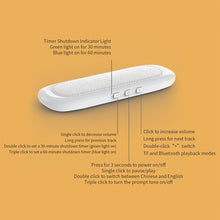 Load image into Gallery viewer, QY13 Bone Conduction Under Pillow Bluetooth Speaker Professional Sleep Music Player with TF and Bluetooth Dual Mode Sleeping Aid