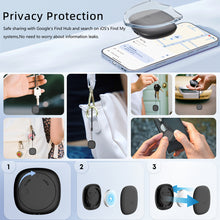 Load image into Gallery viewer, F17 GPS Tracker Anti-Lost Smart Locator for Elderly Kids Wallet Compatible with Google FindHub and Android 14