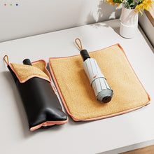 Load image into Gallery viewer, 28x12CM Multifunctional Oxford Umbrella Storage Pouch Waterproof Cover for Folding Umbrella Car Moisture-Absorbing Storage Bag with Hanging Strap