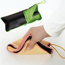 Load image into Gallery viewer, 28x12CM Multifunctional Oxford Umbrella Storage Pouch Waterproof Cover for Folding Umbrella Car Moisture-Absorbing Storage Bag with Hanging Strap
