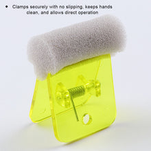 Load image into Gallery viewer, Sponge Brush for Table Tennis Water-based Glue Durable Lint-free Sponge Strip Racket Rubber Glue Spreading Tool Clip Color Random