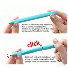 Load image into Gallery viewer, Twist Retractable Gel Pen Soft Silicone Body 0.5mm Quick Dry Writing Pen School Office Stationery