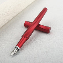 Load image into Gallery viewer, Magnetic Cap Fountain Pen Two Nibs F Nib 0.5/0.8mm Art Nib Metal Retro Calligraphy Pen School Office Stationery Business Gift