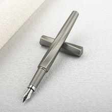 Load image into Gallery viewer, Magnetic Cap Fountain Pen Two Nibs F Nib 0.5/0.8mm Art Nib Metal Retro Calligraphy Pen School Office Stationery Business Gift