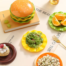 Load image into Gallery viewer, 5/7 Layers Stackable Hamburger Plate Mini Dinner Plate Tableware Sauce Container Table Decoration Kitchen Supplies