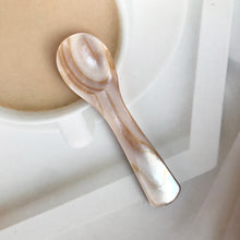 Load image into Gallery viewer, 7/9/11/12/13cm Natural Shell Ice Spoon Coffee Cream Caviar Stirring Teaspoon Dessert Spoon Kitchen Supplies Craft Tool