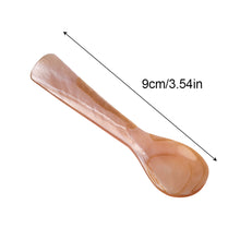 Load image into Gallery viewer, 7/9/11/12/13cm Natural Shell Ice Spoon Coffee Cream Caviar Stirring Teaspoon Dessert Spoon Kitchen Supplies Craft Tool