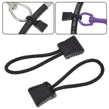 Load image into Gallery viewer, 2Pcs Scuba Diving Hose Retainer Rope Clip Holder Elastic Fixing Diving Hook Rope Shock Cord Tie Down Strap Diver BCD Replacement Accessory