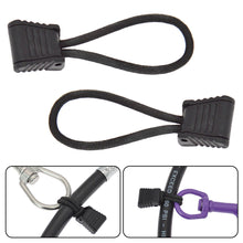 Load image into Gallery viewer, 2Pcs Scuba Diving Hose Retainer Rope Clip Holder Elastic Fixing Diving Hook Rope Shock Cord Tie Down Strap Diver BCD Replacement Accessory