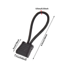 Load image into Gallery viewer, 2Pcs Scuba Diving Hose Retainer Rope Clip Holder Elastic Fixing Diving Hook Rope Shock Cord Tie Down Strap Diver BCD Replacement Accessory