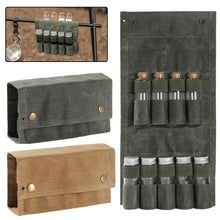 Load image into Gallery viewer, Portable Camping Spice Bottle Storage Bag Set Camping Picnic Seasoning Bottle Bag Pouch Condiment Jar Seasoning Bottle Holder