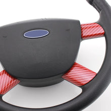 Load image into Gallery viewer, 4Pcs/Set Car Interior Steering Wheel Panel Cover Trim Sticker Carbon Fibre for Ford Focus 2 MK2 2005 - 2011 Accessories Car-Styling Stickers