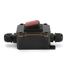 Load image into Gallery viewer, 12V-24V 110V-220V Waterproof Marine Rocker Inline Toggle Switch with LED 20A Inline IP67 Sealed Outdoor Box Inline Cord Rocker Switch Power