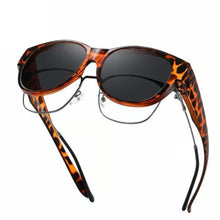Load image into Gallery viewer, Fit Over Glasses Polarized Round Wrap Around Sun-Protective Sunglasses UV400 Protection Driving Outdoor Eyewear For Men Women