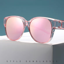 Load image into Gallery viewer, Fit Over Glasses Polarized Round Wrap Around Sun-Protective Sunglasses UV400 Protection Driving Outdoor Eyewear For Men Women