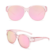 Load image into Gallery viewer, Fit Over Glasses Polarized Round Wrap Around Sun-Protective Sunglasses UV400 Protection Driving Outdoor Eyewear For Men Women