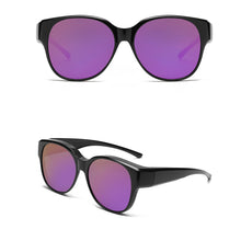 Load image into Gallery viewer, Fit Over Glasses Polarized Round Wrap Around Sun-Protective Sunglasses UV400 Protection Driving Outdoor Eyewear For Men Women