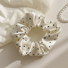 Load image into Gallery viewer, Polka Dot Large Scrunchies Elegant Hair Rope Hair Tie Band Ponytail Holder Daily Women Hair Accessories Headwear