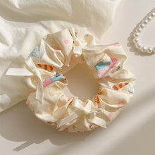 Load image into Gallery viewer, Polka Dot Large Scrunchies Elegant Hair Rope Hair Tie Band Ponytail Holder Daily Women Hair Accessories Headwear