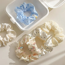 Load image into Gallery viewer, Polka Dot Large Scrunchies Elegant Hair Rope Hair Tie Band Ponytail Holder Daily Women Hair Accessories Headwear