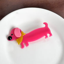 Load image into Gallery viewer, Colorful Cute Dachshund Puppy Hair Clips Sweet Fashion Hair Accessories For Women Girls Birthday Gift
