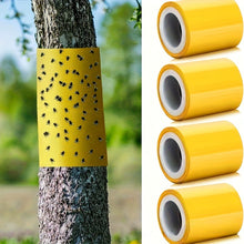 Load image into Gallery viewer, 5M Yellow Double Sided Self Adhesive Insect Proof Barrier Tape Garden Orchard Ant Moth Outdoor Pest Control Trap