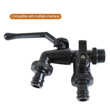 Load image into Gallery viewer, Zinc Alloy Brass Ball Water Faucet Gardening Tools Internal External Thread Lever Handle Water Supply Valve