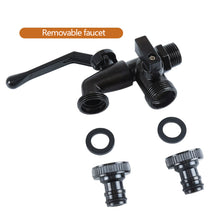 Load image into Gallery viewer, Zinc Alloy Brass Ball Water Faucet Gardening Tools Internal External Thread Lever Handle Water Supply Valve