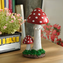 Load image into Gallery viewer, Resin Mushroom Ornament Waterproof Fairy Garden Home Decoration For Lawn Patio Courtyard Landscape Decoration Gift