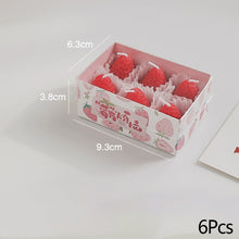 Load image into Gallery viewer, 4/6/9Pcs Strawberry Shaped Scented Aromatherapy Candle Gift Box Handmade Mini Strawberry Candle Party Decoration Home Birthday Gift