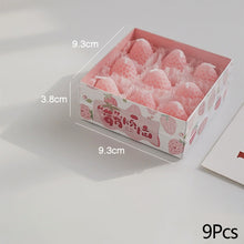 Load image into Gallery viewer, 4/6/9Pcs Strawberry Shaped Scented Aromatherapy Candle Gift Box Handmade Mini Strawberry Candle Party Decoration Home Birthday Gift