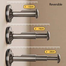 Load image into Gallery viewer, 1/2Pcs Retractable Clothes Hanger Suction Cup No Drill Hanger Storage Rack Retractable Adjustable Wall Mount Organizer For Home Balcony Office