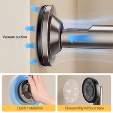 Load image into Gallery viewer, 1/2Pcs Retractable Clothes Hanger Suction Cup No Drill Hanger Storage Rack Retractable Adjustable Wall Mount Organizer For Home Balcony Office