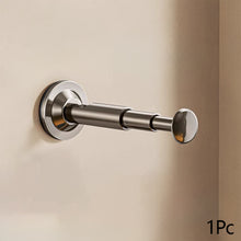 Load image into Gallery viewer, 1/2Pcs Retractable Clothes Hanger Suction Cup No Drill Hanger Storage Rack Retractable Adjustable Wall Mount Organizer For Home Balcony Office