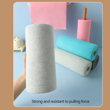 Load image into Gallery viewer, 20 Sheets/Roll Double Sided Microfiber Dishcloth Tear Off Dishcloth Absorbent Non Stick Oil Kitchen Cleaning Towel
