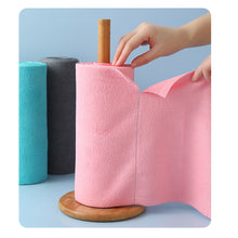 Load image into Gallery viewer, 20 Sheets/Roll Double Sided Microfiber Dishcloth Tear Off Dishcloth Absorbent Non Stick Oil Kitchen Cleaning Towel
