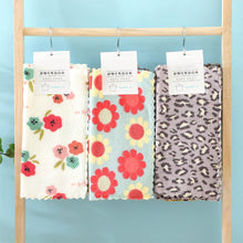Load image into Gallery viewer, 4Pcs 30X30CM Coral Fleece Sunflower Cleaning Cloth Soft Absorbent Kitchen Dishcloth Household Wiping Towel