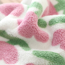 Load image into Gallery viewer, 4Pcs 30X30CM Coral Fleece Sunflower Cleaning Cloth Soft Absorbent Kitchen Dishcloth Household Wiping Towel