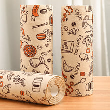 Load image into Gallery viewer, 20 Sheets/Roll Double Sided Random Printed Microfiber Dishcloth Tear Off Dishcloth Absorbent Non Stick Oil Kitchen Bathroom Cleaning Towel
