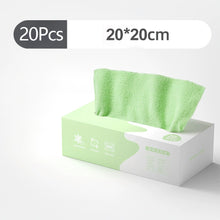 Load image into Gallery viewer, 20Pcs Pull Out Disposable Coral Fleece Towels Absorbent Non Stick Oil Kitchen Cleaning Cloths Hand Towels For Dishwashing Home Cleaning Tools