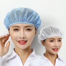 Load image into Gallery viewer, Breathable Mesh Work Hat Hair Nets Sanitary Chef Hat Work Wear Cooking Hygienic Cap Hotel Restaurants