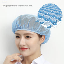 Load image into Gallery viewer, Breathable Mesh Work Hat Hair Nets Sanitary Chef Hat Work Wear Cooking Hygienic Cap Hotel Restaurants