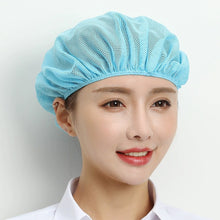 Load image into Gallery viewer, Breathable Mesh Work Hat Hair Nets Sanitary Chef Hat Work Wear Cooking Hygienic Cap Hotel Restaurants