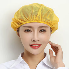 Load image into Gallery viewer, Breathable Mesh Work Hat Hair Nets Sanitary Chef Hat Work Wear Cooking Hygienic Cap Hotel Restaurants