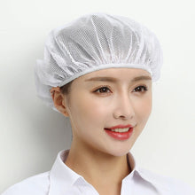 Load image into Gallery viewer, Breathable Mesh Work Hat Hair Nets Sanitary Chef Hat Work Wear Cooking Hygienic Cap Hotel Restaurants
