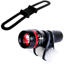 Load image into Gallery viewer, 5PCS Silicone Bike Strap High Elasticity Cable Tie for Flashlight and Bike Computer Pants Leg Fixing Strap Cycling Gear