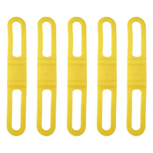 Load image into Gallery viewer, 5PCS Silicone Bike Strap High Elasticity Cable Tie for Flashlight and Bike Computer Pants Leg Fixing Strap Cycling Gear