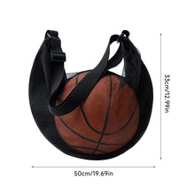 Load image into Gallery viewer, Zippered Crossbody Basketball Backpack Large Capacity Ball Storage Bag Oxford Fabric Sports Organizer Pouch