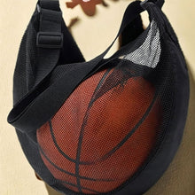 Load image into Gallery viewer, Zippered Crossbody Basketball Backpack Large Capacity Ball Storage Bag Oxford Fabric Sports Organizer Pouch